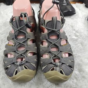 KEEN Lightweight Sport Sandals in classic Gray women's size 8